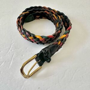 Argentina Capezio colorful braided leather belt